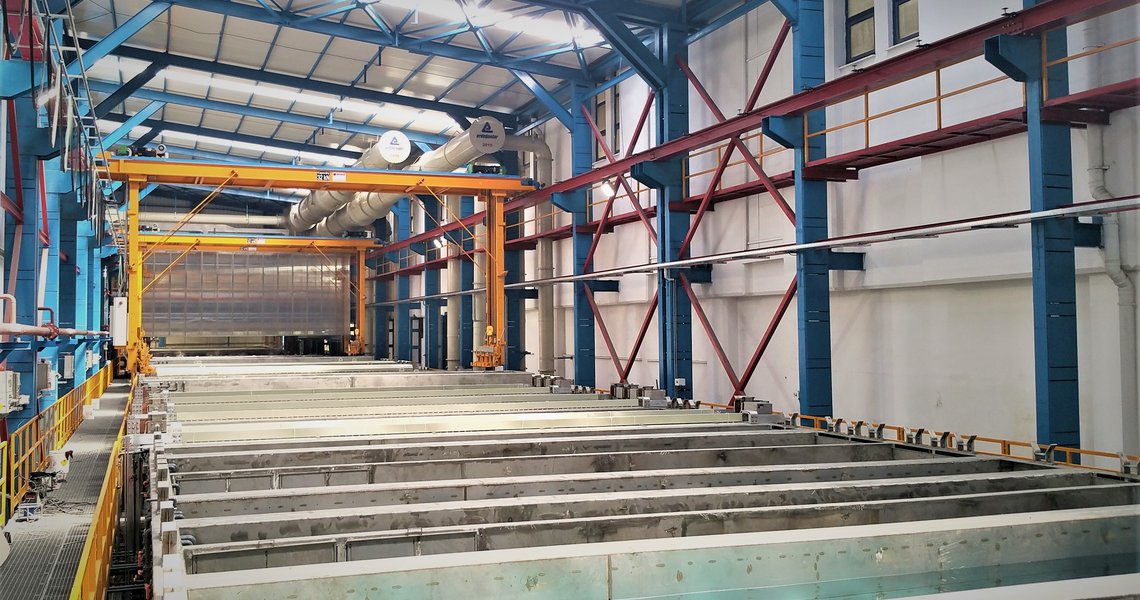 anodização de alumínio em fábrica da montieng